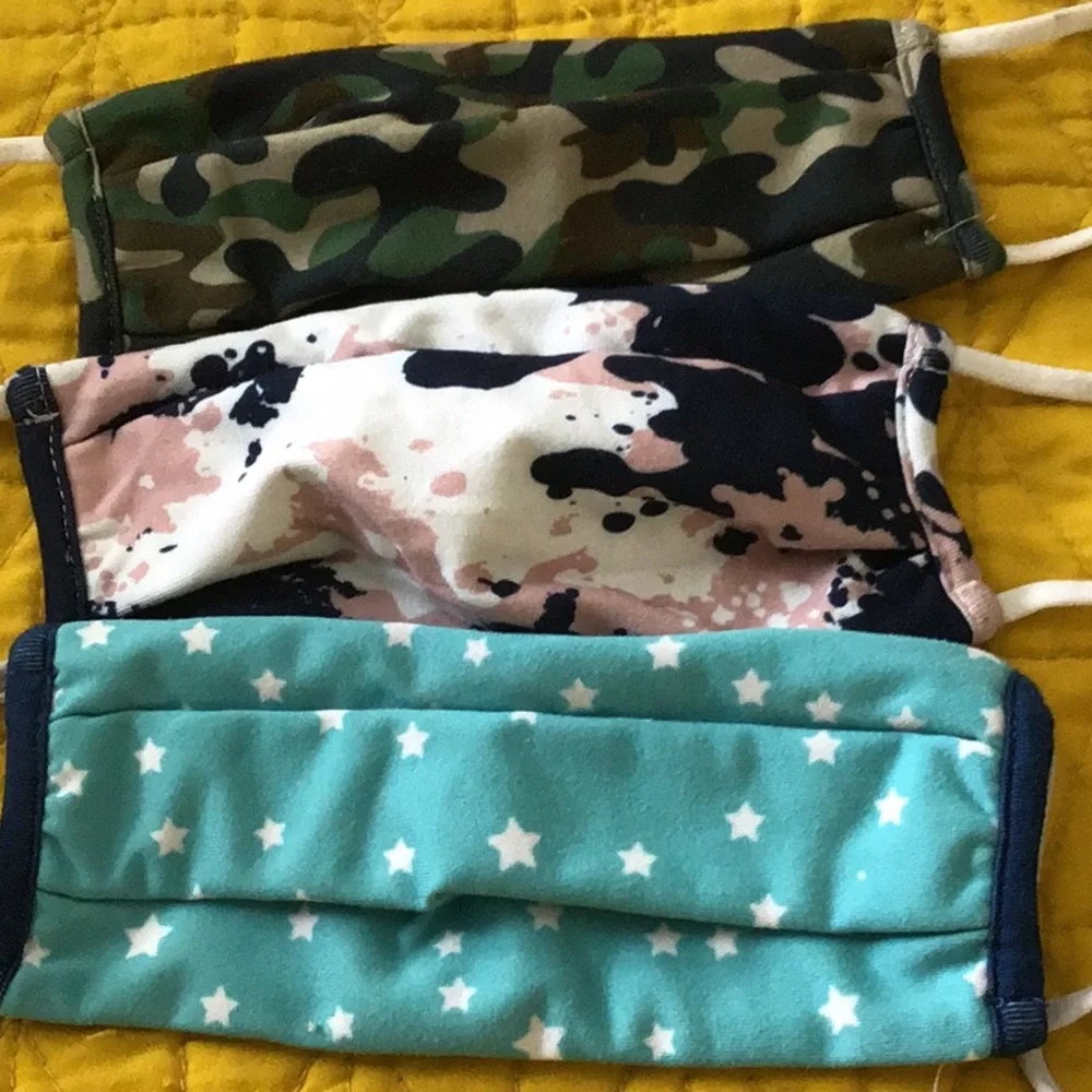 face masks, set of 3